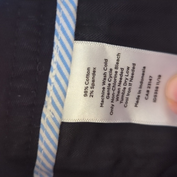 Talbots Black Pedal Pusher Business Professional Pants Size 16 Petite - Picture 5 of 5